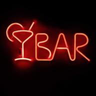 🍻 bar neon signs light up beer - 8 led lighting modes with remote control - usb/aa battery-powered wall decor for home bar, birthday party, wedding, christmas - red (21.9x10x0.79inch) логотип