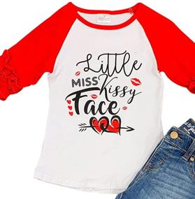 img 2 attached to Red XL P201927P Girls' Clothing for Christmas Holiday