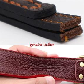 img 1 attached to 🐶 Genuine Leather Dog Collars: Quick-Release Metal Buckle for Dogs of all Sizes - Youyixun