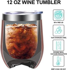 img 3 attached to 🍷 Подарки для мастеров по маникюру GSPY - Жизнь слишком коротка, чтобы ждать, пока ногти сохнут - Забавные рождественские и день рождения подарки для женщин-маникюристов, мастеров по маникюру и нейл-арту - Винный тумблер GSPY