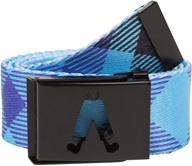 premium golf white men's accessories for belts by royal awesome logo