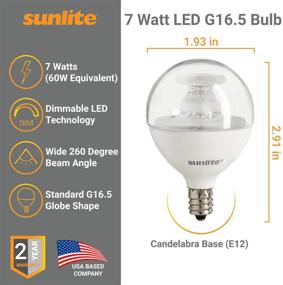 img 3 attached to 🌞 Sunlite 40297 Dimmable Candelabra Bulb - Equivalent, SEO-Friendly Version