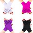 shield glove manicures fingerless protect logo