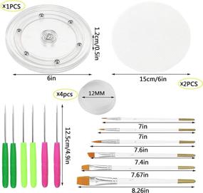 img 3 attached to Decorating Supplies Including Acrylic Turntable Decoration