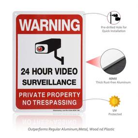 img 2 attached to Surveillance Aluminum Property Trespassing Occupational Health & Safety Products by Sheenwang