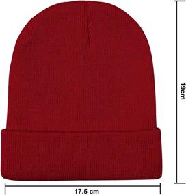 img 2 attached to 🧢 Warm Winter Beanies for Kids: Cooraby Knitted Hats for Boys and Girls, Perfect for Cold Weather