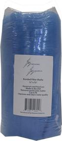 img 1 attached to 🐠 Enhance Water Quality with the Awesome Aquatic Bonded Aquarium and Pond Filter Pad - 12" x 72" Bulk Roll - Blue and White - 1" Thick - Cut Your Own - Ideal for Aquariums and Ponds