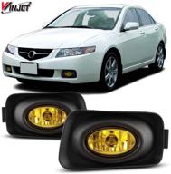 🔦 усилите свой acura tsx: противотуманные фары winjet + набор переключателя для [2004-2005] - включена полная проводка логотип