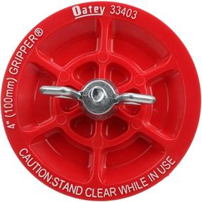 img 2 attached to Oatey 33403 4-Inch Plastic Plug with Galvanized Screw and Wing Nut