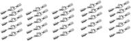 premium stainless steel cord end cap set for jewelry making - 25 sets with lobster clasps by mandala crafts logo