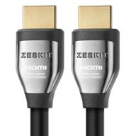 🎥 zeskit cinema plus 4k 1.5ft (2-pack) с высокой скоростью с ethernet 22.28gbps hdmi 2.0b кабель, dolby vision 4k hdr arc 60гц 4:4:4 hdcp 2.2 совместимый логотип