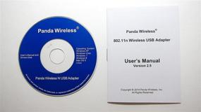 img 2 attached to 🐼 Panda Wireless PAU06 - 300Mbps Wireless N USB Adapter with High Gain Antenna for Enhanced Compatibility: Windows XP/Vista/7/8/10/11, Mint, Ubuntu, MX Linux, Manjaro, Fedora, CentOS, Kali Linux, and Raspbian