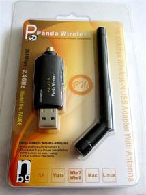 img 1 attached to 🐼 Panda Wireless PAU06 - 300Mbps Wireless N USB Adapter with High Gain Antenna for Enhanced Compatibility: Windows XP/Vista/7/8/10/11, Mint, Ubuntu, MX Linux, Manjaro, Fedora, CentOS, Kali Linux, and Raspbian