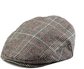 img 3 attached to 🧢 Vintage Driver Tweed Flat Pageboy Kid Gatsby Cap for Baby Boys: The Born to Love Baby Boy Jeff Hat