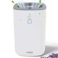 🌬️ tonze large room hepa filter air purifier - dual 3 stage true hepa air filter, 3-speed fans, up to 430ft² purification coverage, quiet sleep mode, 99.97% effective against pollen, dust, smoke, pet hair and odor logo