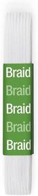 img 3 attached to 🔗 Dritz 9332W White Braided Elastic: 1/2-Inch Width, 1-1/2 Yard Length – Buy Now!