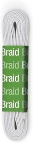 img 2 attached to 🔗 Dritz 9332W White Braided Elastic: 1/2-Inch Width, 1-1/2 Yard Length – Buy Now!