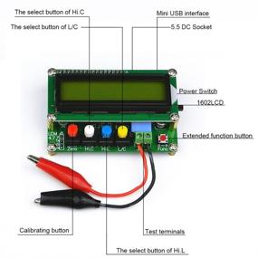 img 3 attached to 📏 Precision L/C Meter - Inductance Capacitance Meter with LCD Display, USB Interface, and Data Cable