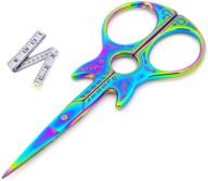 ✂️ blue embroidery scissors - small craft shears for needlework, artwork, thread snips, and crafting logo