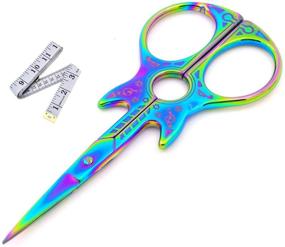 img 4 attached to ✂️ Blue Embroidery Scissors - Small Craft Shears for Needlework, Artwork, Thread Snips, and Crafting