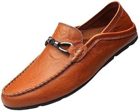 img 4 attached to 👞 Boleone Leather Casual Driving 1887 Black46 Men's Shoes: Stylish Loafers & Slip-Ons for Comfort and Elegance