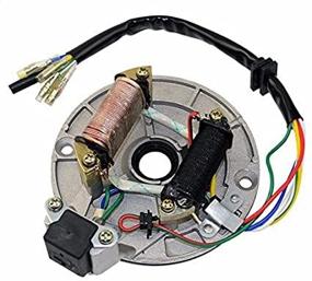 img 2 attached to 🔥 Высокопроизводительная статорная пластина BH-Motor Magneto Ignition Stator для двигателя 90cc 110cc 125cc 152FMH Taotao Lifan PIT Bike CRF50 XR50