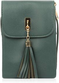 img 3 attached to 👜 Stylish Vegan Leather Crossbody Handbag with Bohemian Travel Vibe - Perfect Women's Handbags & Wallets