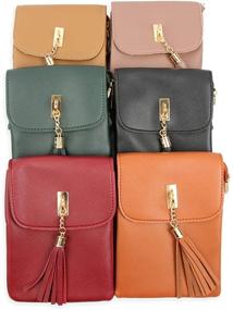 img 1 attached to 👜 Stylish Vegan Leather Crossbody Handbag with Bohemian Travel Vibe - Perfect Women's Handbags & Wallets