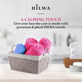 img 2 attached to 🌟 Revitalize Your Skin: Hilwa's Reusable Microfiber Makeup Remover Face Cloths for Gentle Makeup Removal and Exfoliation