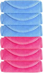 img 4 attached to 🌟 Revitalize Your Skin: Hilwa's Reusable Microfiber Makeup Remover Face Cloths for Gentle Makeup Removal and Exfoliation