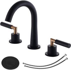 img 4 attached to 🚿 Enhance Your Bathroom Experience with KINGO HOME Widespread Bathroom Faucet