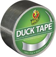🦆 duck brand metallic duct tape single roll - chrome, 1.88" x 15 yards logo