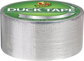 img 3 attached to 🦆 Duck brand Metallic Duct Tape Single Roll - Chrome, 1.88" x 15 Yards