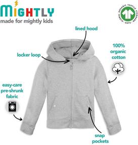 img 2 attached to 👶 Elevate Your Toddler's Style with Mighty Varsity Organic Boys' Clothing