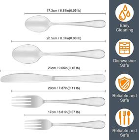 img 3 attached to 🧼 Efficient Cleaning with AODINI Stainless Restaurant Dishwasher for Silverware