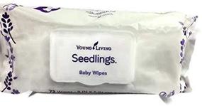 img 4 attached to 👶 Young Living Essential Oils Seedlings Baby Wipes - 72 Count