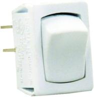 jr products 13645 white spst mini on/off switch logo