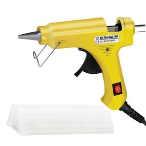 img 4 attached to High Temp Mini Hot Glue Gun Kit - Upgraded 20W with 50pcs Glue Sticks for DIY Projects, Arts and Crafts, Home Repairs & Sealing - Yellow