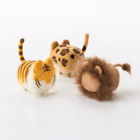 img 2 attached to 🐯 Truslin Tiger DIY Needle Felting Kit - Faceless Animal in a Gift Box