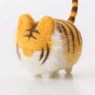 🐯 truslin tiger diy needle felting kit - faceless animal in a gift box logo