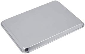 img 2 attached to 🍪 Love-homemaster Heavy Duty Pure Aluminum Half Sheet Pan: Top-quality Cookie Sheet (18" x 13" x 1") for Baking Perfection