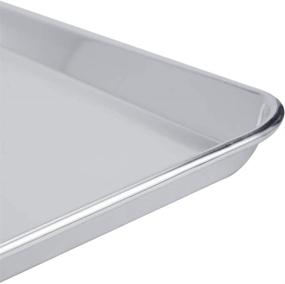 img 3 attached to 🍪 Love-homemaster Heavy Duty Pure Aluminum Half Sheet Pan: Top-quality Cookie Sheet (18" x 13" x 1") for Baking Perfection