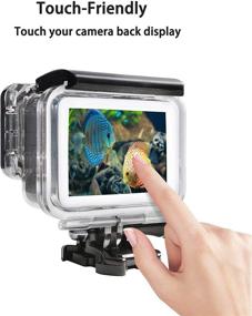 img 1 attached to 📷 Suptig Waterproof Case for GoPro Hero 7/5/6/2018 Action Camera - Waterproof up to 147ft (45M)