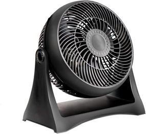 img 4 attached to 🌬️ BEYOND BREEZE 8-Inch Air Circulator Fan with 3 Wind Speeds, Whisper-Quiet Operation, 90° Rotation - Ideal for Bedroom, Home, Office (Black)