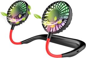 img 4 attached to Maxesla Portable Personal Fan 360°Rotation Heating, Cooling & Air Quality