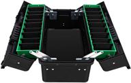 🧰 nionio 20-inch portable tool box: multi-function storage solution with tray and divider - ideal for home, office, or garage logo