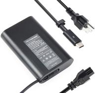 💻 high-quality 65w 45w usb c laptop charger for dell xps, latitude, chromebook, and inspiron series logo