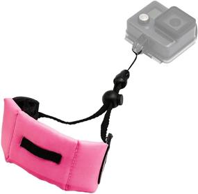 img 4 attached to 📷 Kolasels Pink Waterproof Camera Float Strap with Non-Slip Hand Grip Lanyard – Ideal for Underwater GoPro, Waterproof Cameras, Sunglasses, Keys, and More