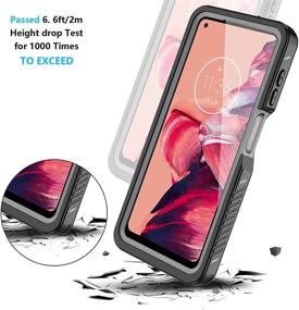 img 1 attached to 📱 ANTSHARE Waterproof Case for Motorola Moto G Power 2021 - Full Body Protection with Screen Protector, Shockproof and IP68 Rated