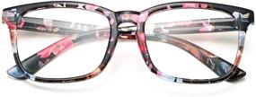 img 4 attached to Classic Glasses Eyeglasses Non Prescription Eyewear
